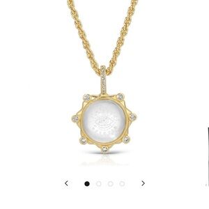 Joy Dravecky SOLIS PENDANT NECKLACE IN CLEAR QUARTZ